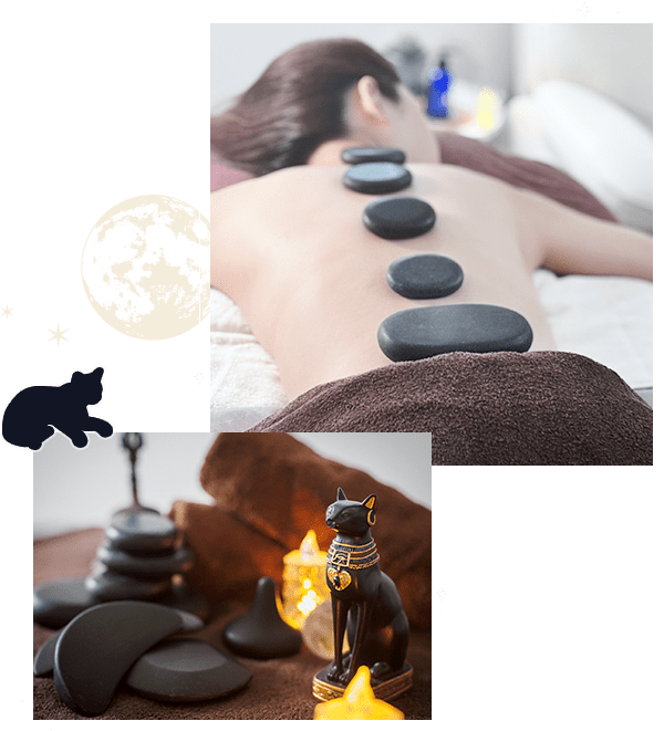 施術を受ける人